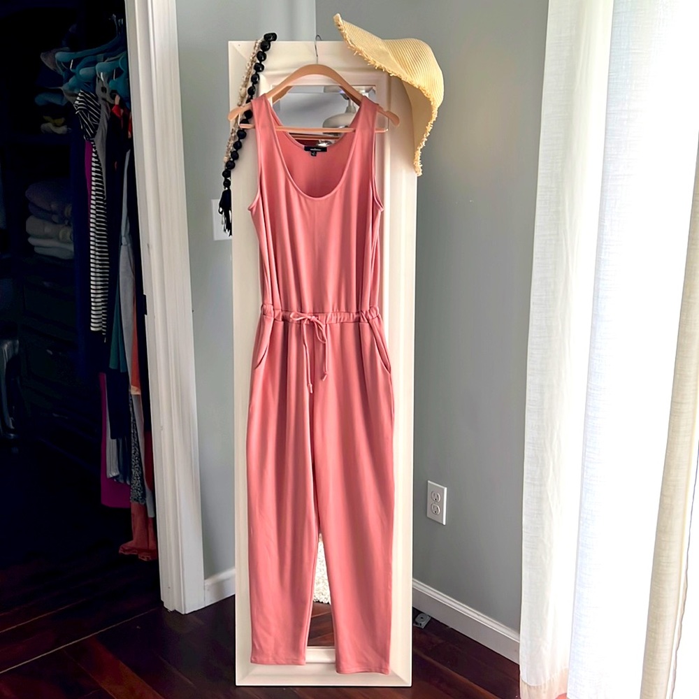 Tank sleeveless pantsuit Size Small with drawstring waist
